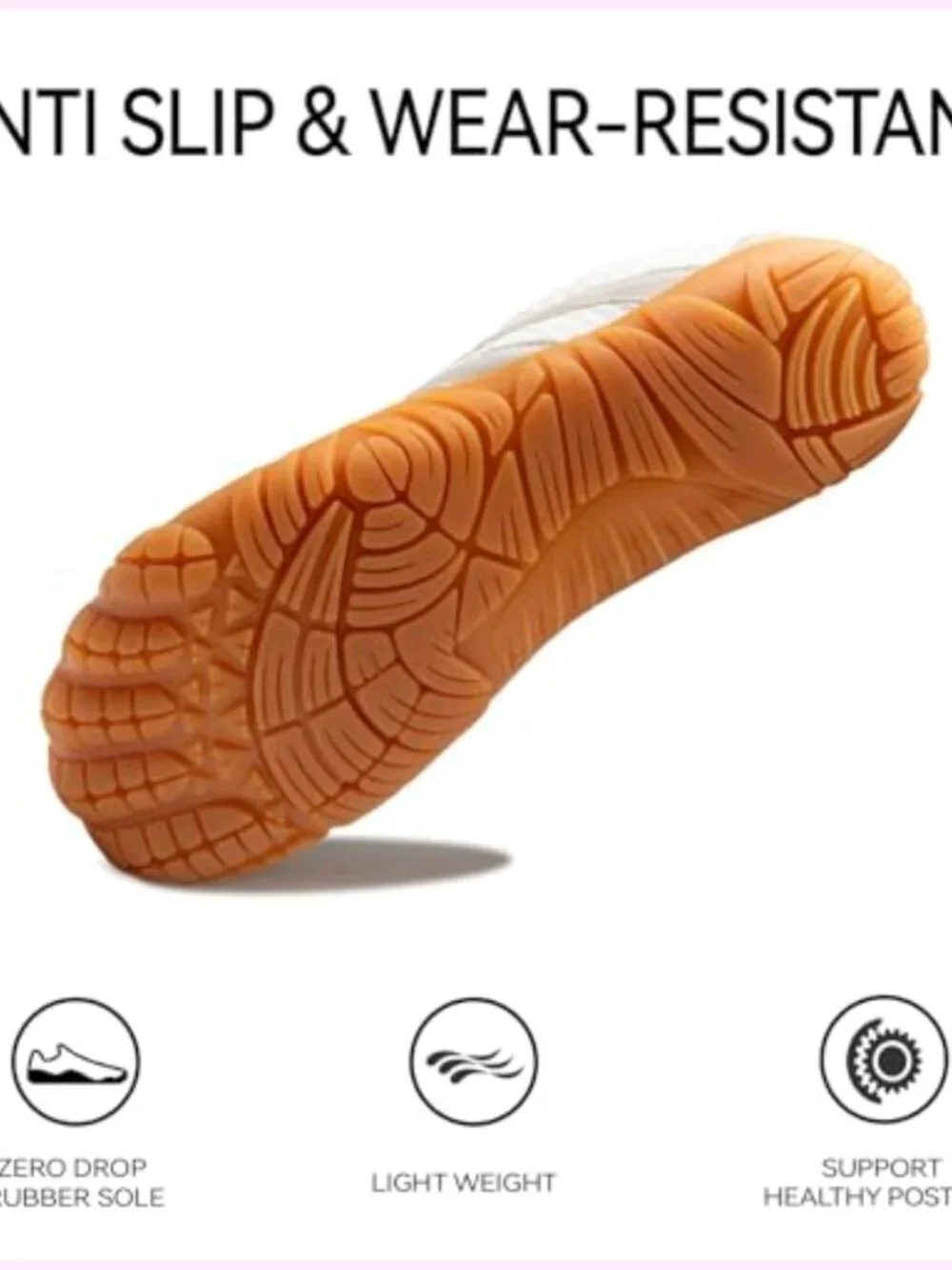 Wide Toe Box Zero Drop Barefoot Shoes Trail Running Non-Slip Lightweight